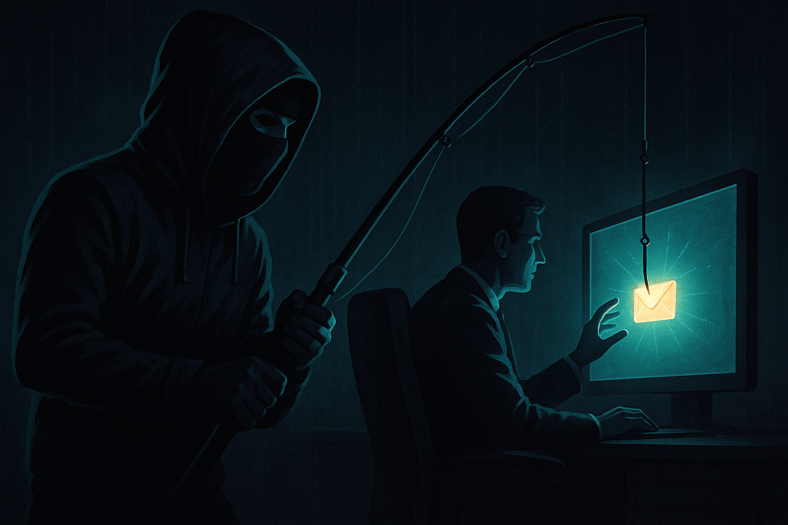 Phishing awareness illustration